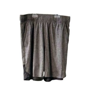 Xersion Black Heather Training Shorts  8" Inseam ~sz S